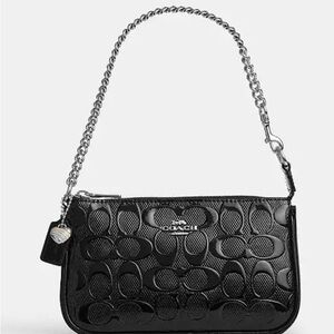 NWT Coach Nolita 19 In Signature Leather/ Gold/BLack CZ456 Wristlet/Shoulder
Bag